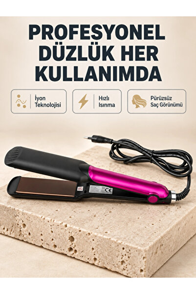 shopwave Ionic Hair Straightener – 220 ° C Heat up To, Led Indicator and Even...