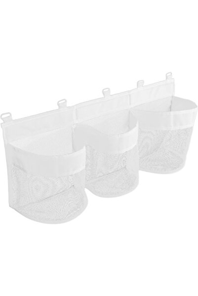 STARSTAR Toy storage bag with three compartments, white