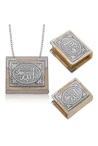 Generic Brand القرآن الكريم الصغير مع سلسلة فضية