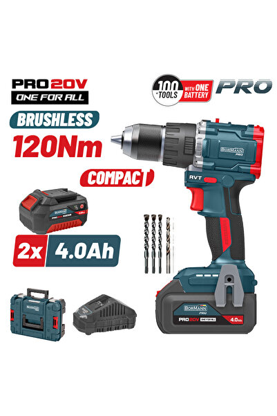 Bormann Pro BBP 5451 X 44 CA Ασύρματο Δραπανοκατσάβιδο Κρουστικό χωρίς ψήκτρε...