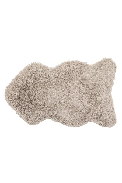 OEM Covor shaggy decorativ taupe, în formă de animal, 55x90cm, bază antiderap...