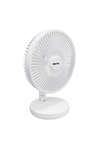 Zâna Casei Ventilator pliabil alb cu 2 viteze USB 4W - Ø21cm