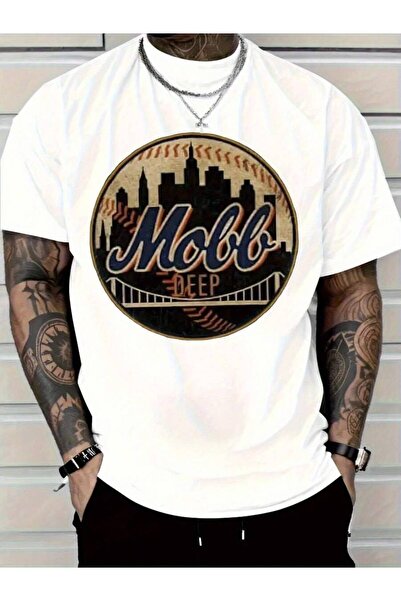 2BIR Men's T-Shirt Mobb Deep Logo - Urban Clothing From Iconic Hip-Hop Brand ...