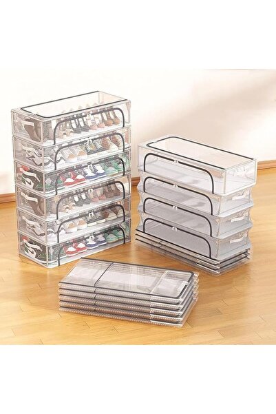 CITYRIYA LONG CityRiya-Long Shoe Storage Box, Clear Shoe Organizer, 60x30x21c...