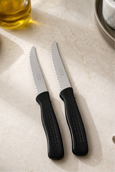 decorev Arcos Knife Set of 2 Steak 100mm Serrated Edge Nitium Steel Ultra Sharp