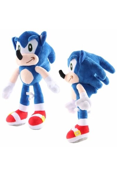 OEM Jucărie de pluș Sonic, Smax, 30 cm, Albastru