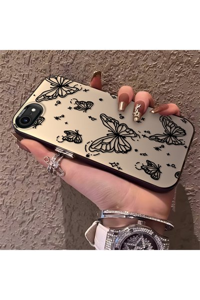 CHICASELUX حافظة على شكل فراشة أنيقة متوافقة مع هاتف iPhone 7/8/SE 2020 2022،...