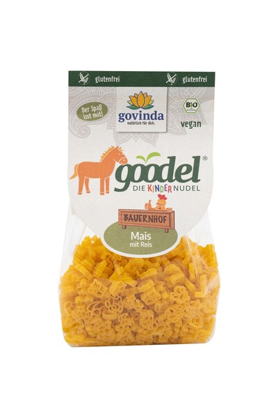 Govinda Paste în formă de animale de la fermă, din porumb și orez, fără glute...