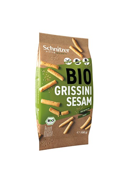 Schnitzer Mini grătarzi cu susan, fără gluten, bio, 100g
