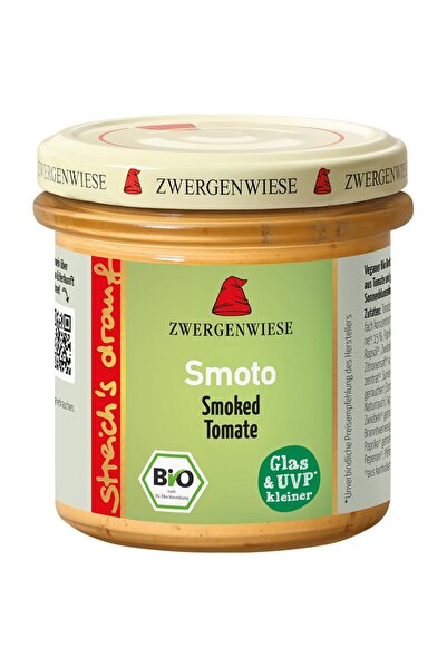 Zwergenwiese Pastă întregătoare cu roșii, afumată, fără gluten, bio, 135g