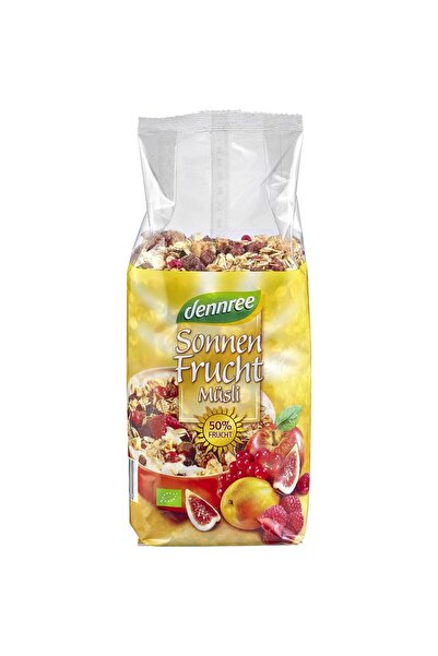 Dennree Muesli cu 50% conținut de fructe bio, 500g