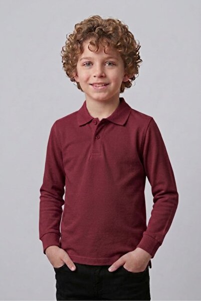 NACAR STORE Unisex Children's School Lacoste Polo Collar Long Sleeve School T...