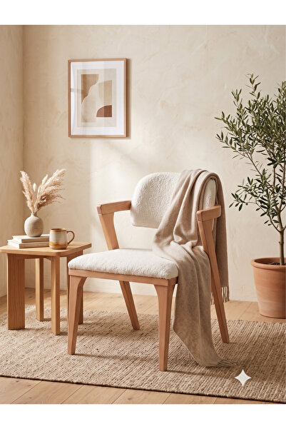 Woodenbend Noa Naturel Ahşap Sandalye | Masif Kayın Ağacı Modern İskandinav Y...