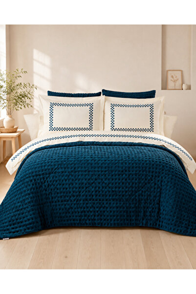 la lune home Monaco Double 9 Piece Bedspread Set 100% Cotton Duvet Cover Set ...