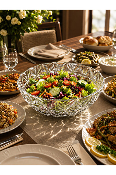 Paşabahçe Estenyo Cam Salata Kasesi 1 Adet 24 cm