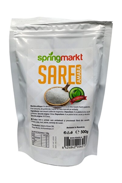 Springmarkt Sare Amara / Sare Epsom (sulfat de magneziu), 500g
