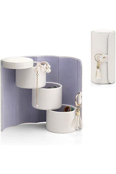 VLANDO Travel Jewelry Box, Jewelry Roll Personalized, Jewelry Storage Travel ...