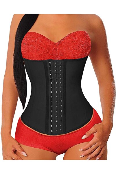 YIANNA Waist Trainer for Women Underbust Latex Sport Girdle Corsets Cincher H...