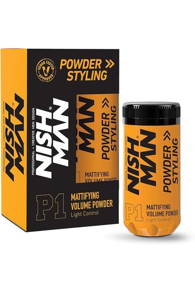 NISHMAN P1 Volume Styling Powder, 20g | Light Hold | Matte Finish | Texturizi...