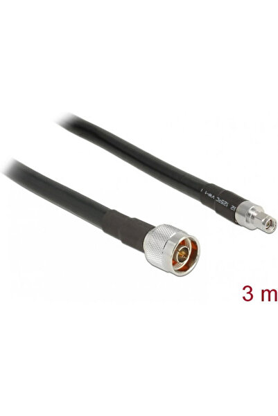 DELOCK Καλώδιο Κεραίας με Βύσμα N σε Βύσμα RP-SMA CFD400 LLC400 3μ Χαμηλής Απ...