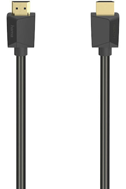 Hama HDMI 1.4 Υψηλής Ταχύτητας, 1080p 120Hz, Πλεκτό Καλώδιο HDMI Αρσενικό - H...