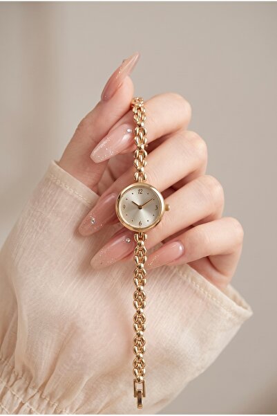 KLISHE Women's Steel Watch Minimal Gold Color Vintage Old Money Luxury Elegan...