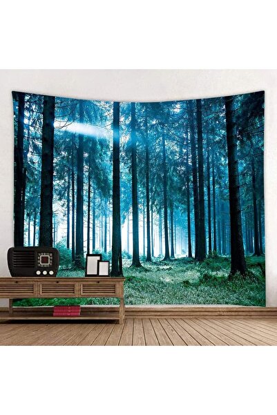 GENERAL Llamazing Forest Tapestry Home Decor Landscape Tapestry Living Room B...