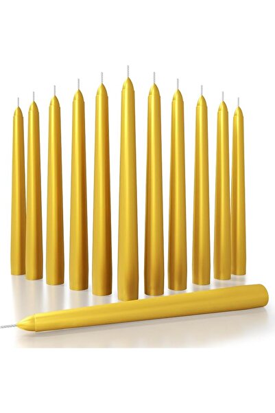 GENERAL CANDWAX 8 inch Taper Candles Set of 4 - Dinner Candles Dripless - Tal...
