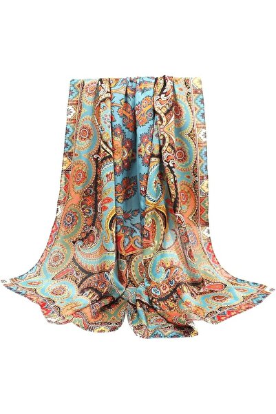 andantino 100% Silk Scarf 43" Large Square Lightweight Headscarf& Shawl–Women...