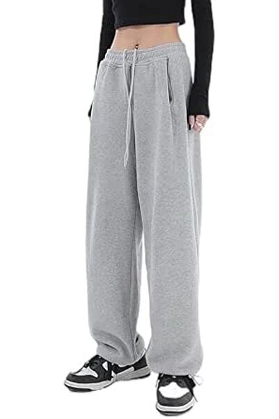 GENERAL Womens Wide Leg Sweatpants Casual Loose Yoga Pants Comfy Lounge Jogge...