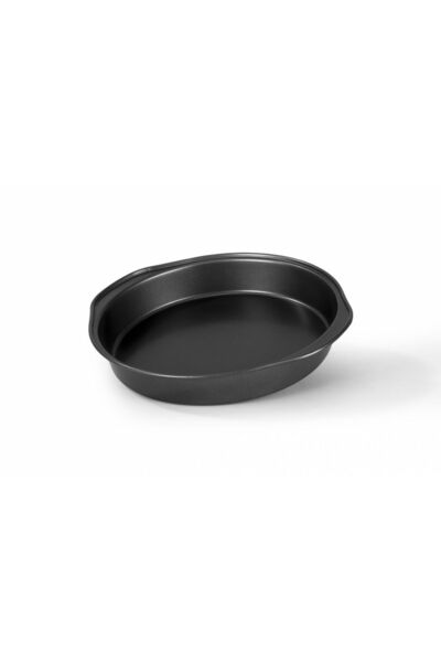 vanora Set de 2 tăvi rotunde de copt pentru cuptor, 24 x 21.5 x 4 cm