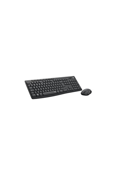 logitech Set tastatură și mouse wireless silențios MK295, 2.4GHz, rezistent l...