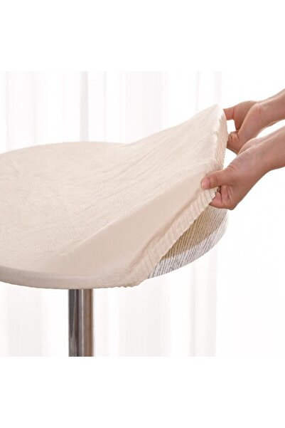 Generic Brand Round tablecloth - 70 cm - Beige