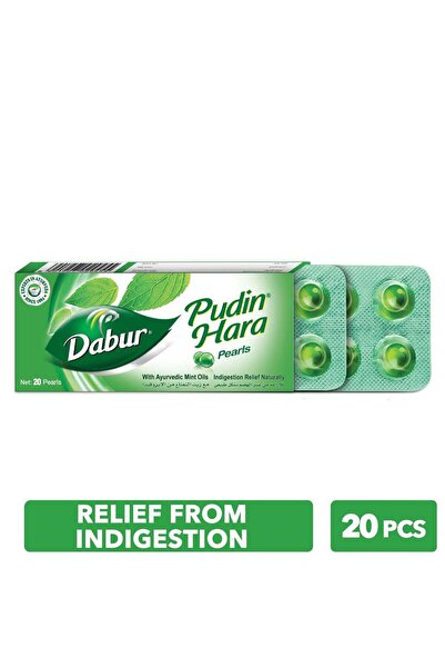 Dabur Pudin Hara Pearls (2 Strips of 10 Each)