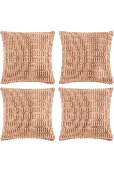 Fancy Homi 4 Packs Boho Fall Decorative Throw Pillow Covers 18x18 Inch for Li...