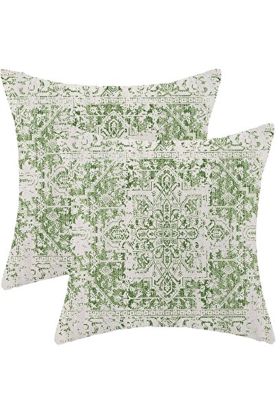 Gohdiwh Boho Pillow Covers 18x18 Set of 2, Ethnic Design Boho Decorative Thro...