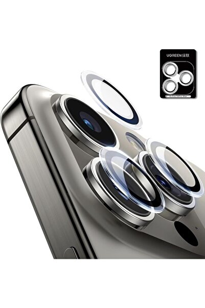 Ugreen iPhone 15 Pro/15 Pro Max Camera Lens Protector 2 Pack Ultimate Drop De...