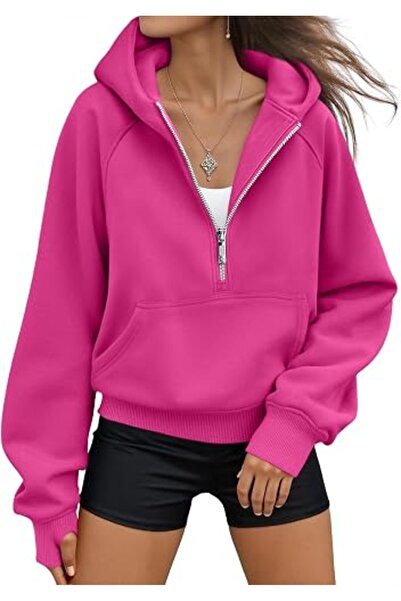 AUTOMET womens Ezau190 Sweatshirt | Fleece lined, soft material, hooded, jack...