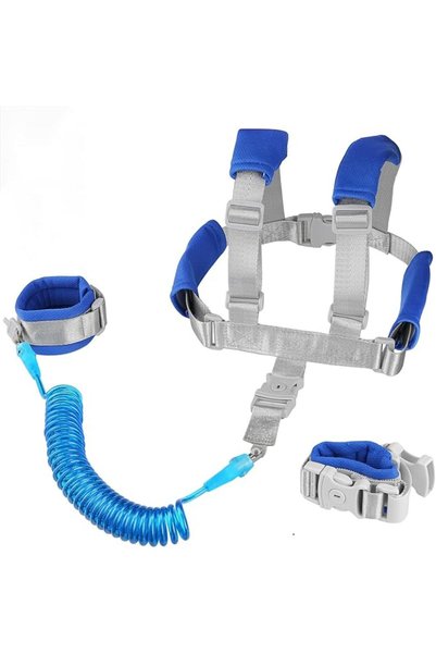 KASTWAVE Anti Lost Toddler Leash, with Backpack Harness Wrist Link, Baby Leas...