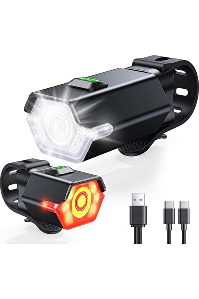 STARSTAR 3+6 mode bike light set.