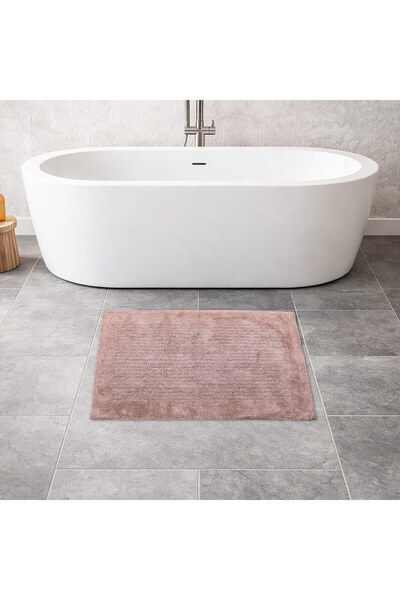 Cannon 100% Cotton Tufted Bath Mat 60x90 cm – 1850 GSM, Soft & Absorbent, Linen