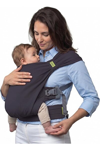 Boba Bliss Baby Carrier Sea Mist | Elastic hybrid pull-on carrier in seconds,...