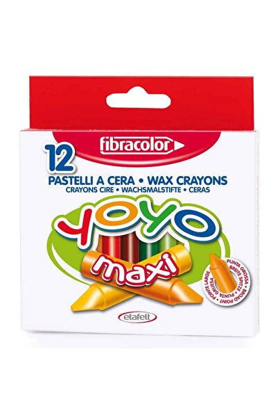 MC Micostore Creioane cerate Fibracolor Yoyo Maxi 12 culori
