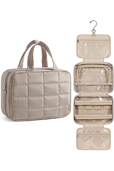 BAGSMART Travel Toiletry Bag with Jewelry Organizer, Hanging Travel Bag for T...
