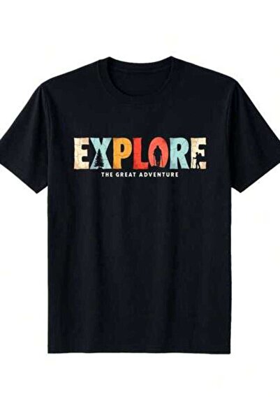 4CR Adventure Theme 100 Percent Fashion Suitable Shirt Crewneck Loose Fit Sof...