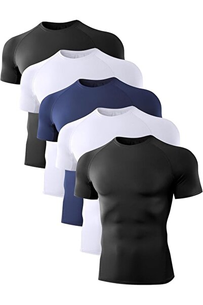Dalavch Men’s Sleeveless Compression Shirts, Dry Fit Running Sports Workout A...