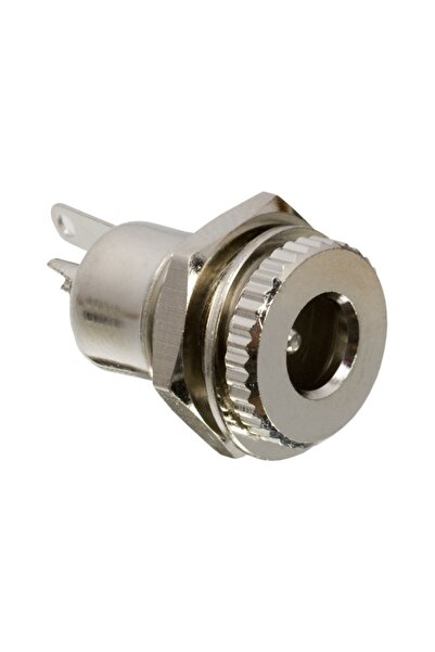 Alista Home Mufă metalică de panou DC 5.5 × 2.5 mm, conector de alimentare în...