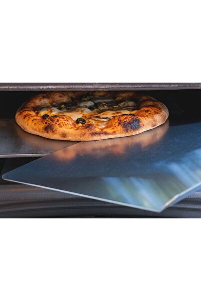 GARTNER Pizza Taşı & Pizza Küreği - Taş Fırın Lezzeti - 304 Paslanmaz Çelik