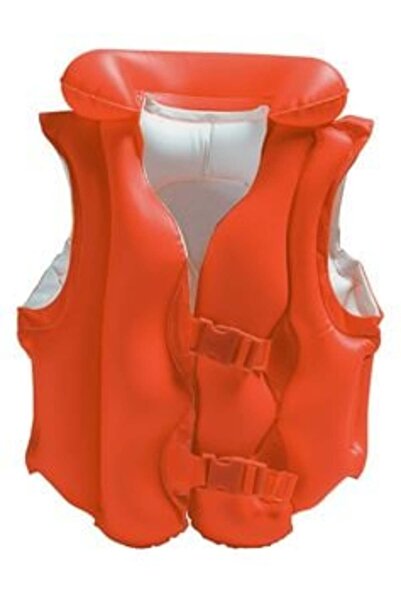 OEM Vesta Inot Gonflabila Portocalie pentru Copii 50x47cm (3-6 Ani/18-30kg)