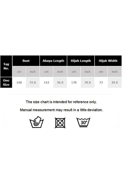 GENERAL Muslim Traditional Clothing Abaya Solid Islamic Long Dress Women Open...